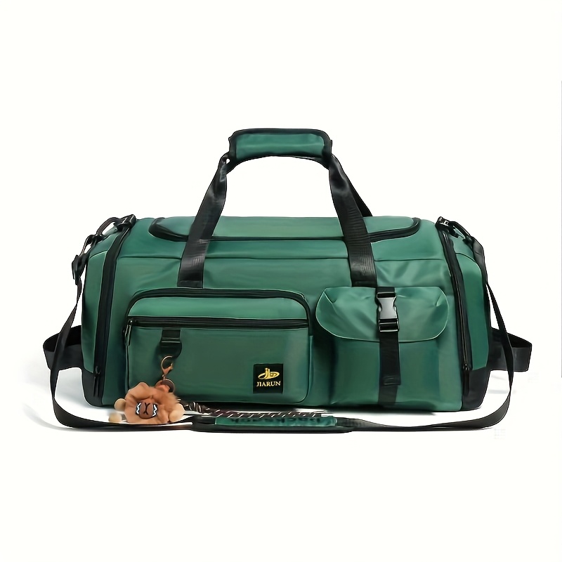 Moqueta de Viaje Multicolor, Mochila Deportiva Unisex para Hombres y Mujeres con Compartimento Independiente para Zapatos, Bolso de Equipaje Multipropósito para Parejas en Vacaciones, Convertible para Uso como Bandolera o de Mano - Imagen 7