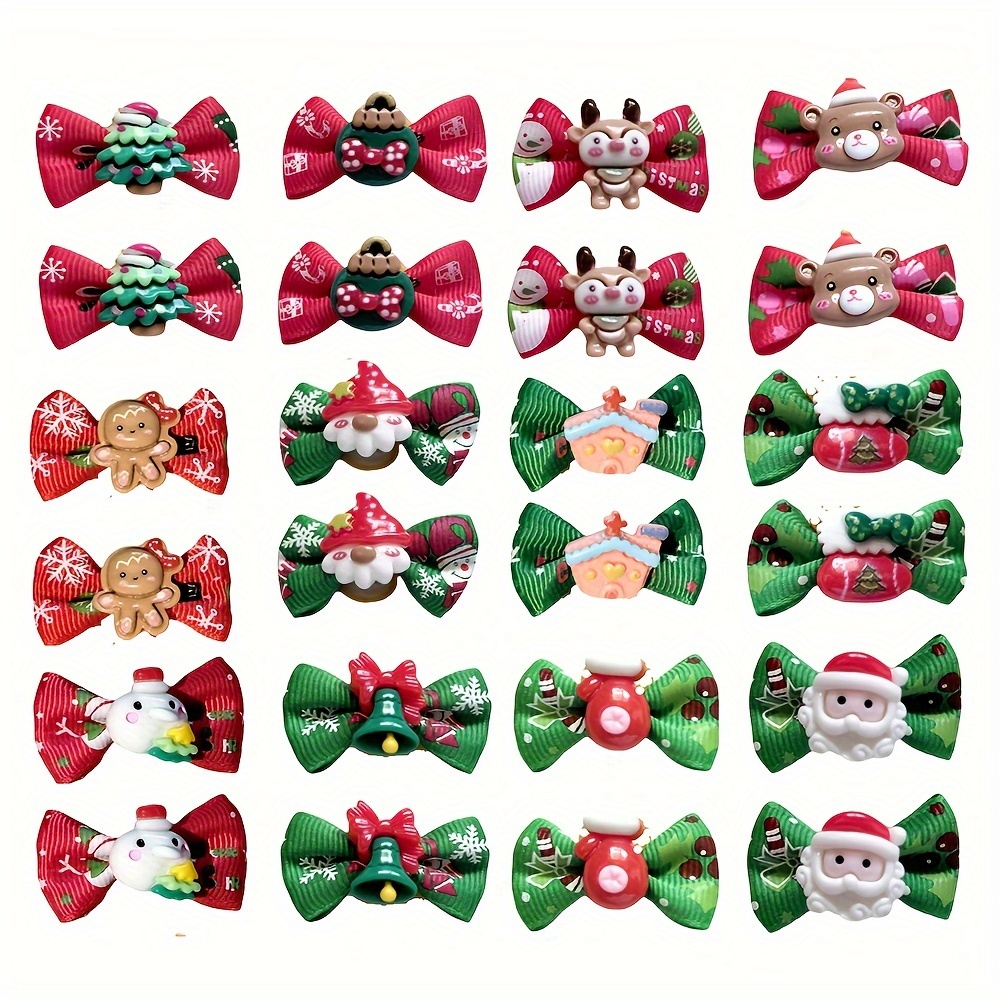 

50pcs Christmas Dog Accessories - Pet Bow & For