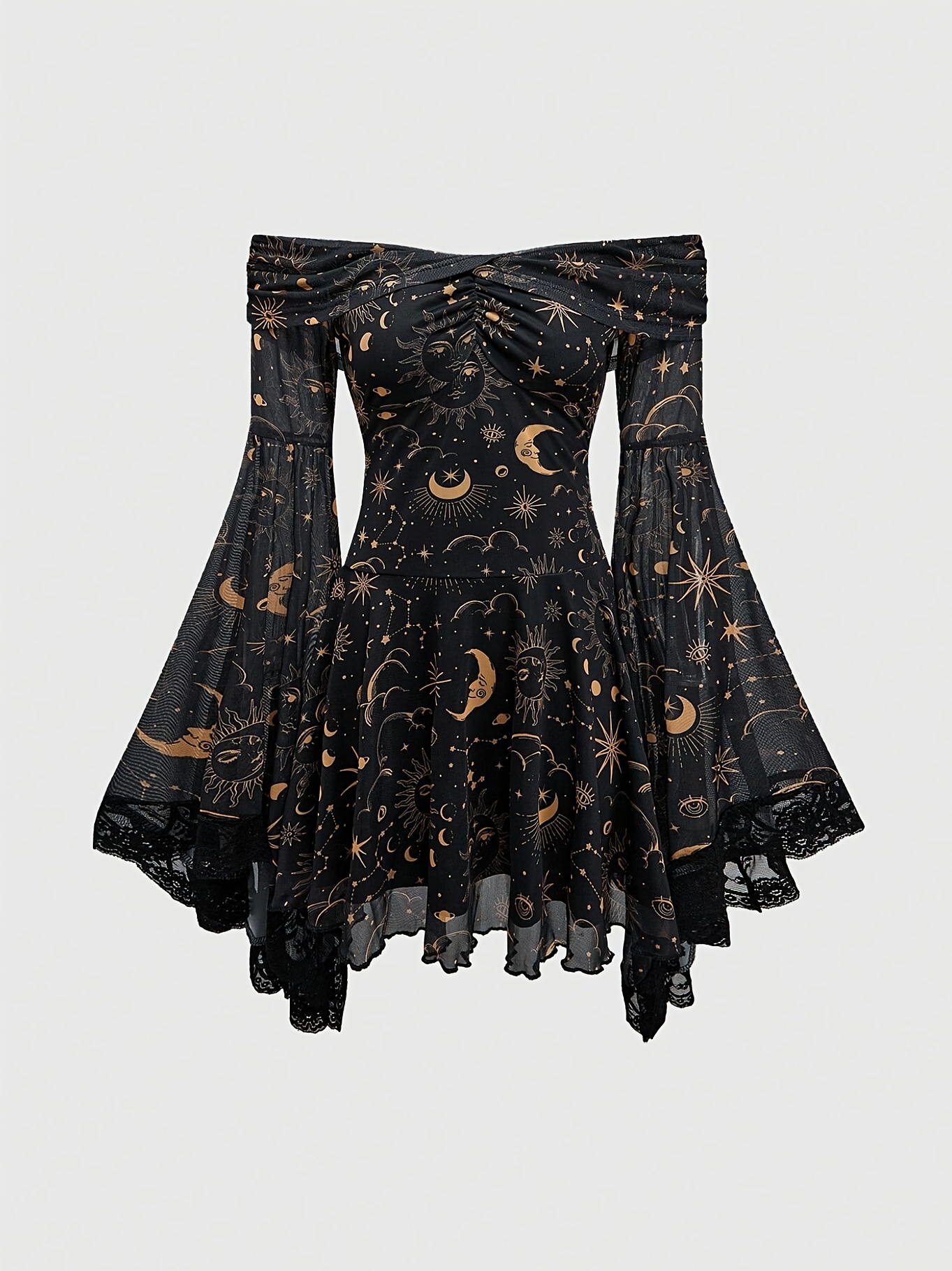 sky to moon black dress Black Square Neck Mini Dress by Sky to Moon