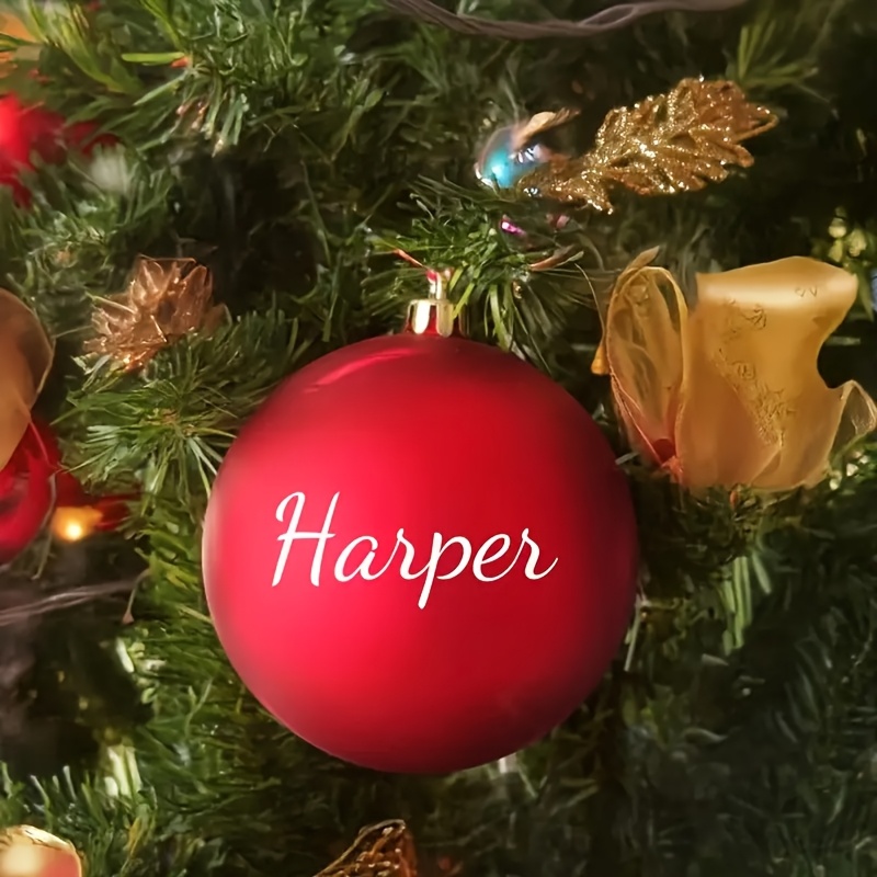 TEMU A Personalized Custom Christmas Ornament, Perfect For Decorating The Christmas Tree And Enhancing The Festive Atmosphere. Customizable With