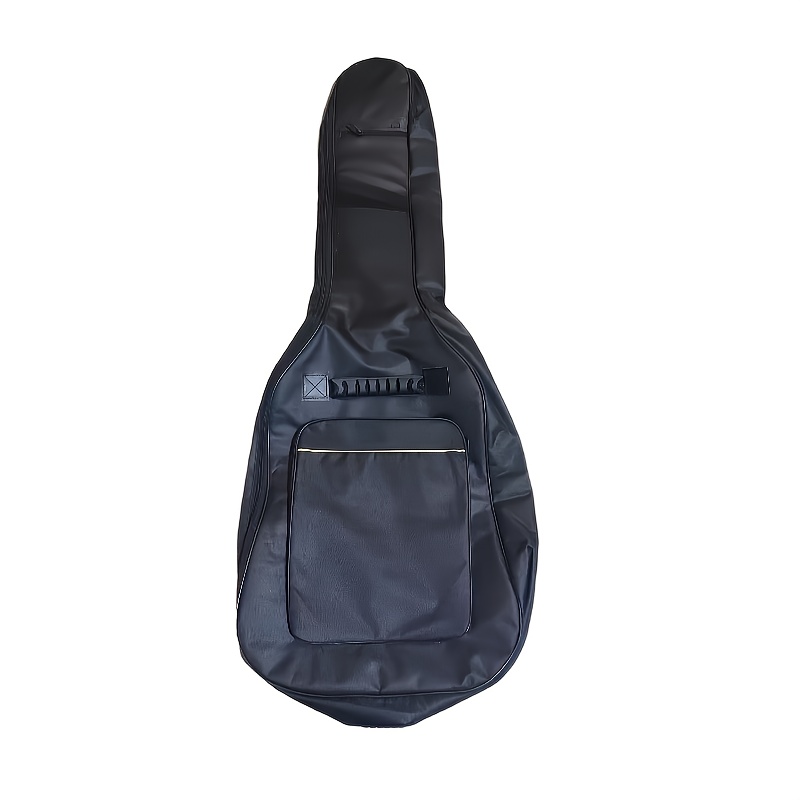 TEMU 1pc 41 Inch Acoustic & Classical Guitar Gig Bag With 0.35 Inch Sponge Padding, Resistant Material, And Dual Adjustable Shoulder Straps With