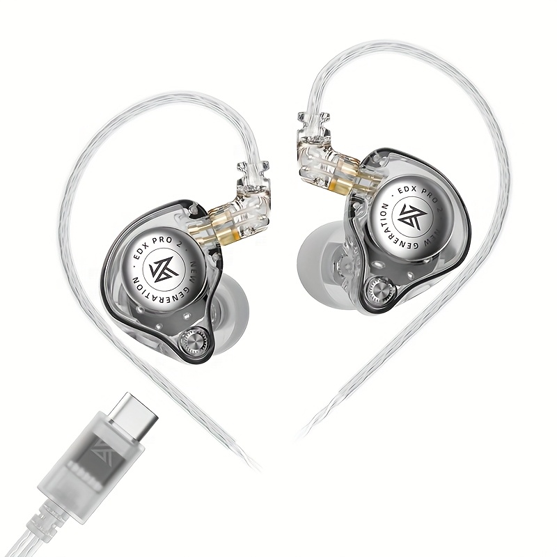 auriculares kz edx pro 2 hifi music - Temu Brazil