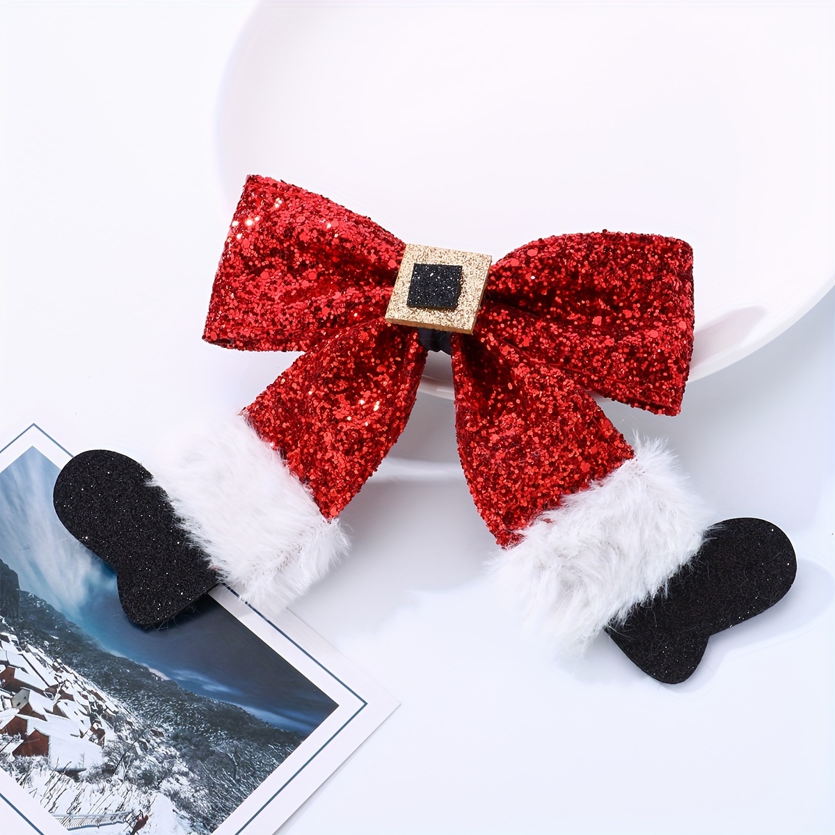 

Red Bow Sequins - Christmas For Women And ,