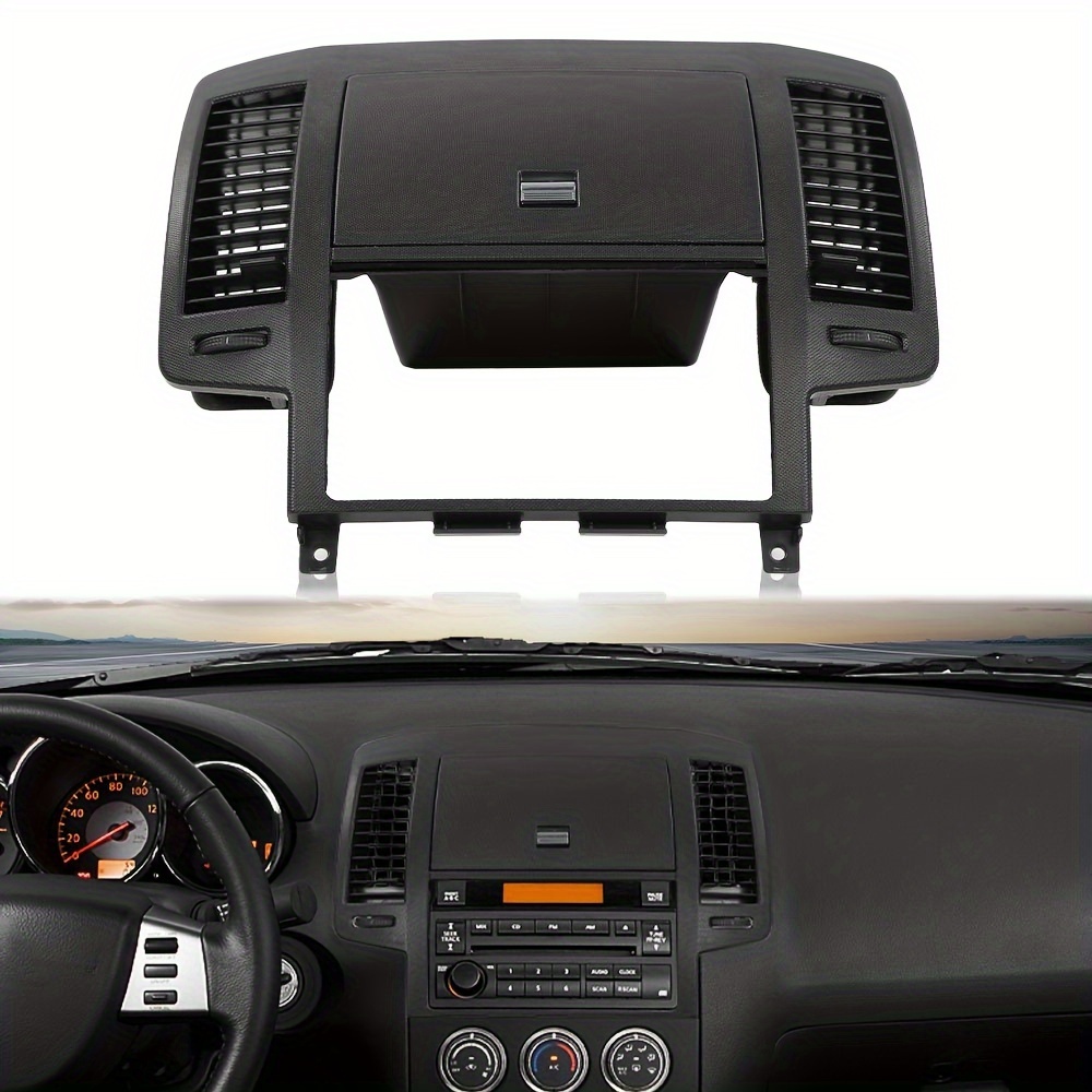 

Center Dash Radio Storage Cubby Vents, For Altima 2005-2006, Black