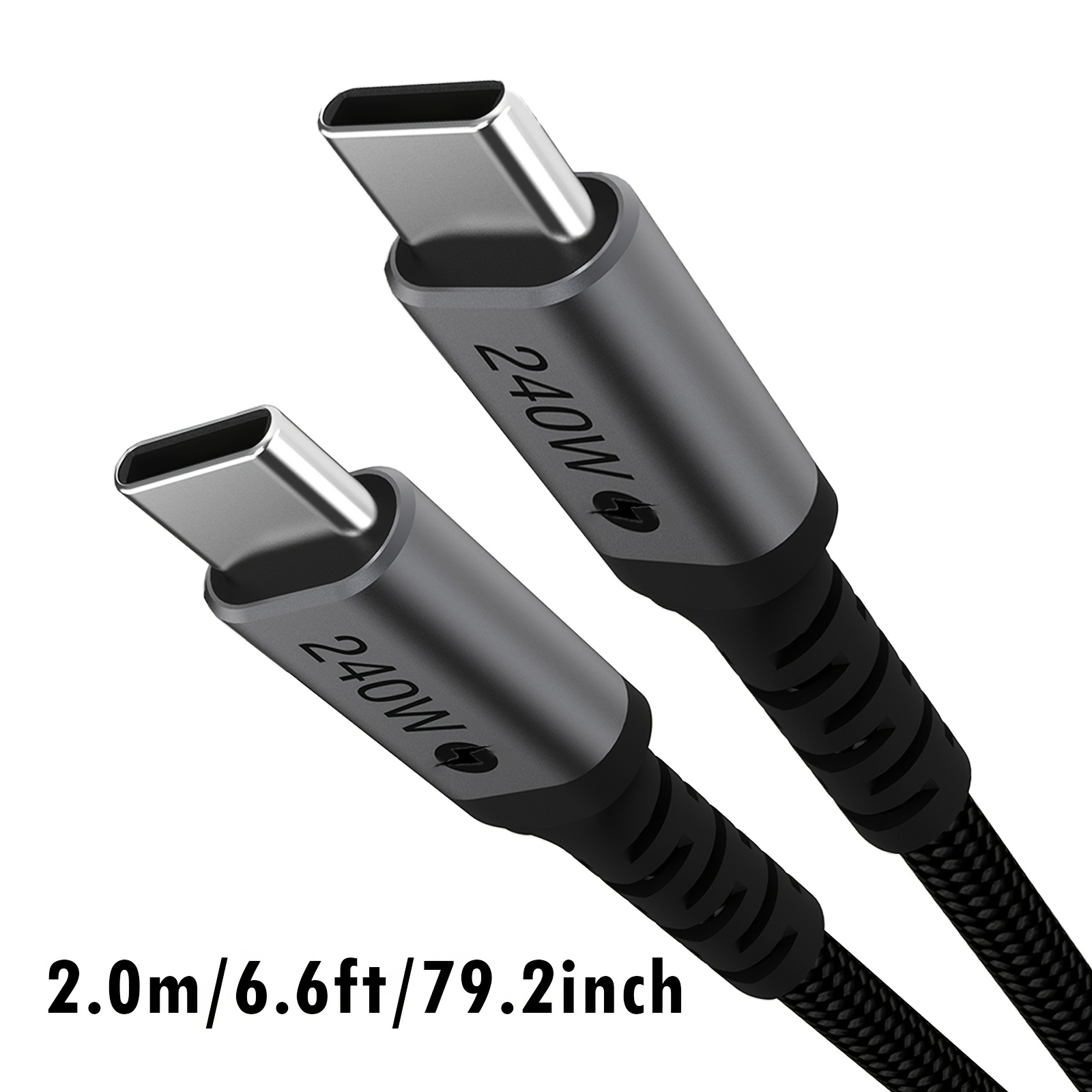 240w Usb-c To Usb-c Charging Cable | Pd 3.1 | 1.65ft To 10ft | Fast Charge For Iphone 15 Pro Max, , Ipad Pro,, And More