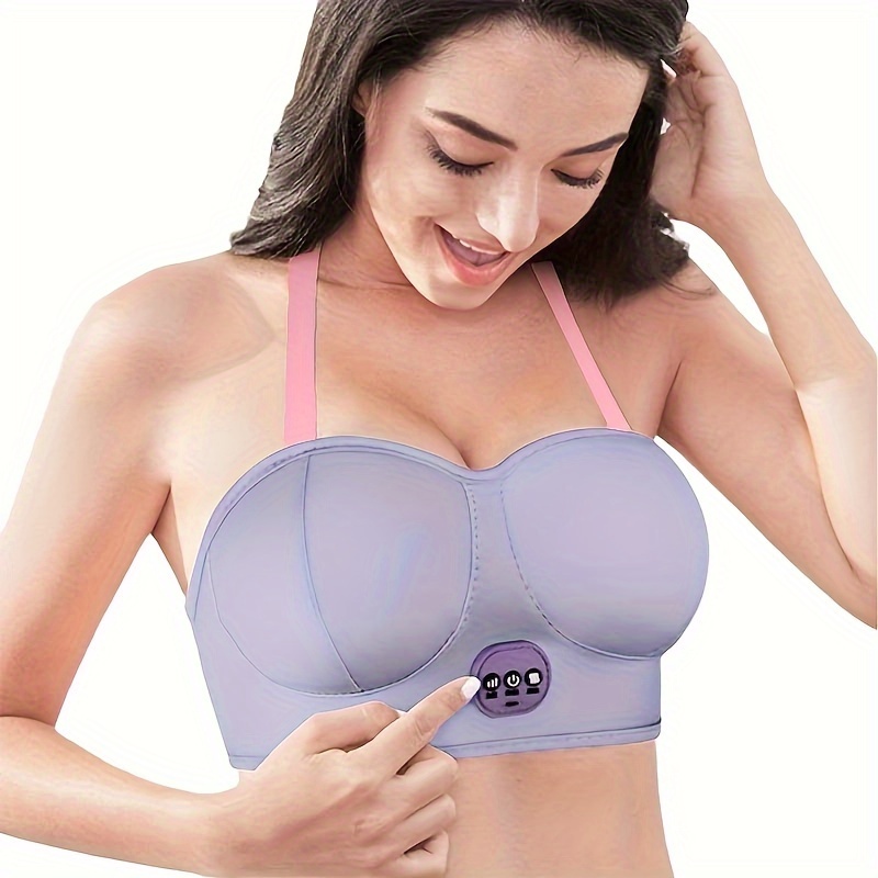 

Home Electric Breast Massager, Usb Rechargeable Bra Massager With 1200mah Lithium Battery