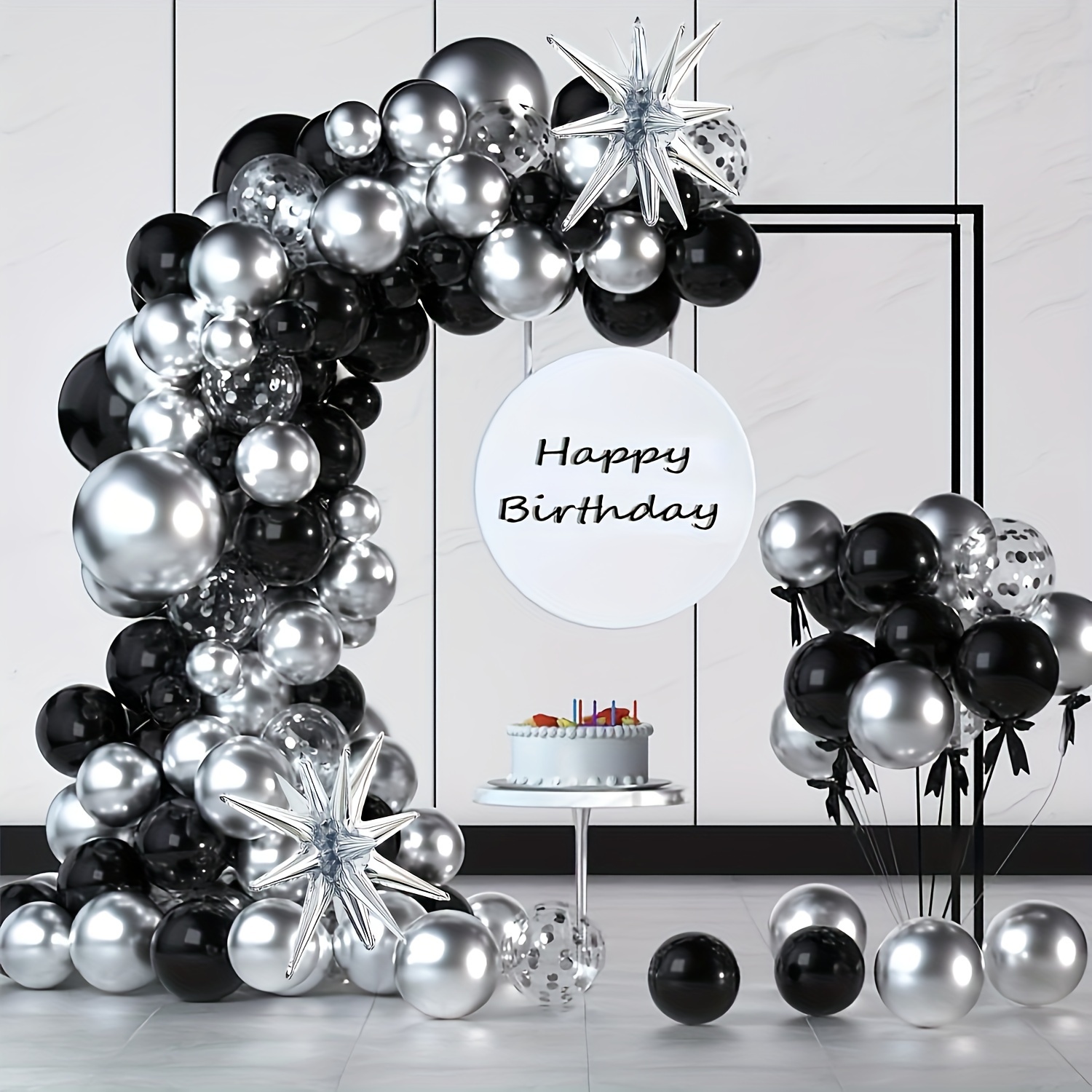 

89pcs, Balloon Decor Garland Arch Kit Simple Diy Assembly Without Power, Perfect Choice For Birthday, Wedding And Special Occasions