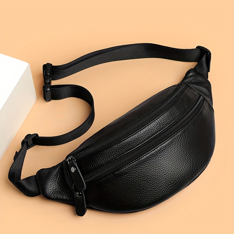 Waist Pack Men' Casual Body Bag Chest Bag Adjustable Shoulder Strap Suitable For Hiking Riding Party