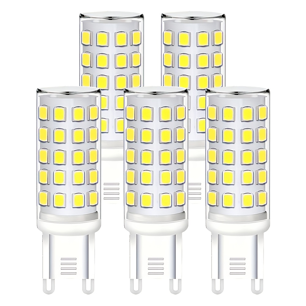 

Bulb 7W, 6000K Blanc Froid/4000K Blanc Chaud, G9 à Aiguilles Bulb, Pas de Tremblement, Angle de 360 °, Petite Ampoule d'Éclairage pour Convient pour à Coucher, , , 4/6pièces