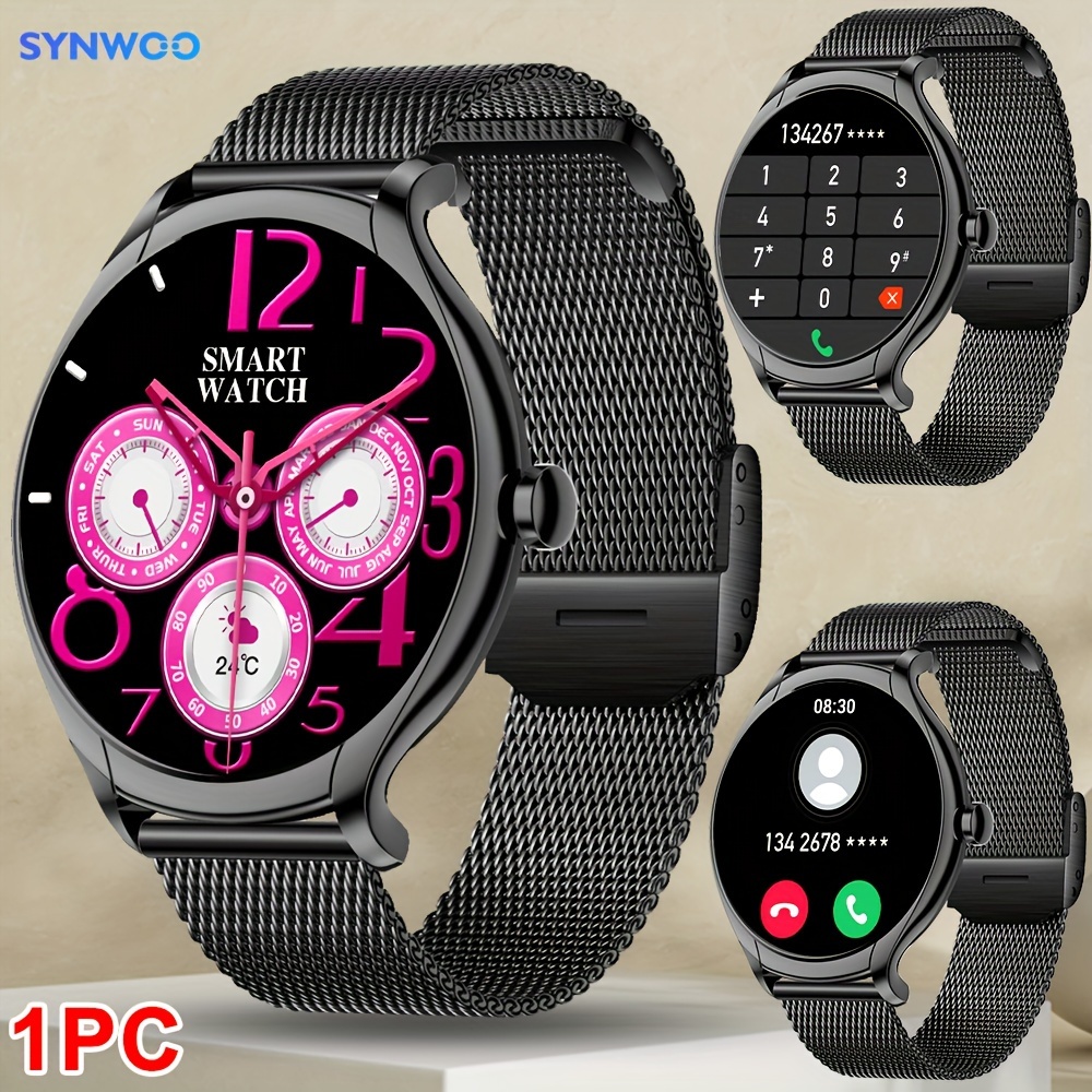 DTS Diamond Style Ladies Smart Watch Women Smartwatch 1.3 AMOLED Screen  Wristwatch Waterproof Wrist Watches Bracelet