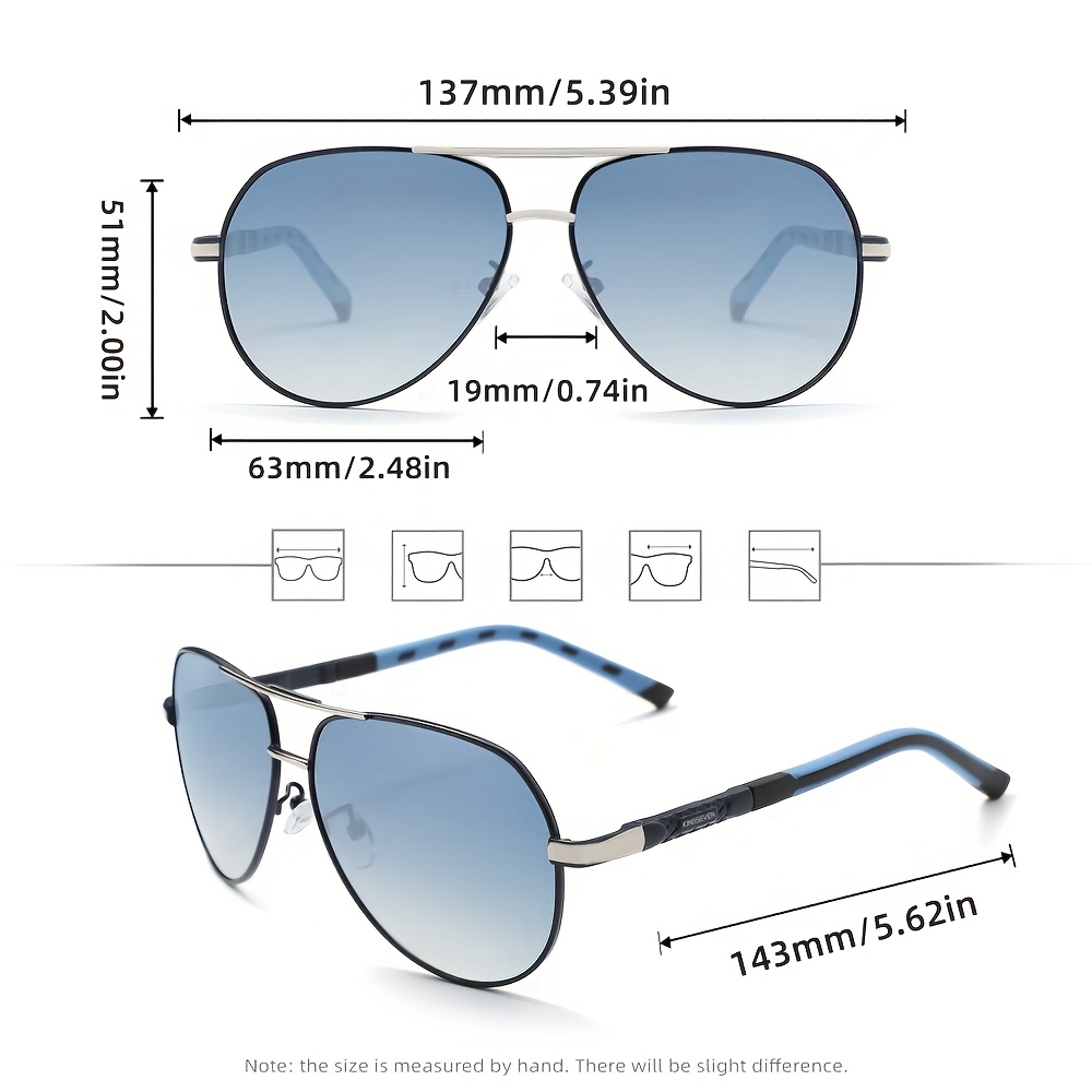   мужские ретро-поларизованные очки - рамка из нержавеющей стали, так-линзы,   подходят для спорта, вождения и винтажных очков | стильные очки | прочные очки Детали 1