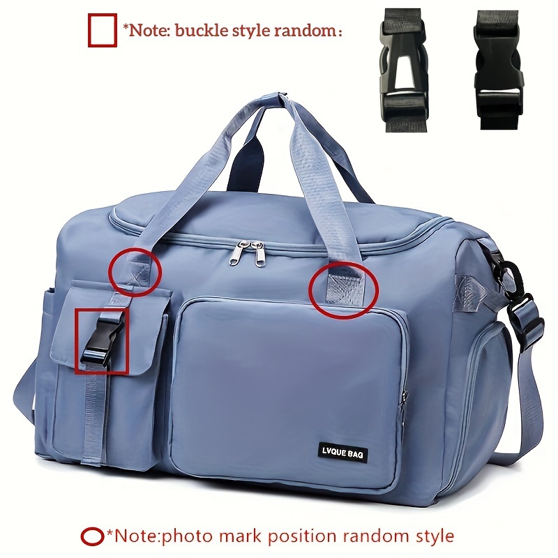Hixingo - Sac De Sport Pliable Avec Compartiment à Chaussures - Homme/Femme, Pour Voyage, Gym, Fitness