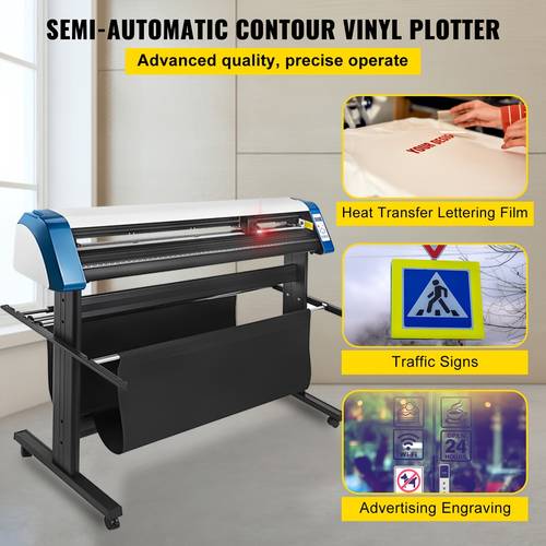 vinyl cutter 53 inch vinyl cutter machine semi automatic diy vinyl printer cutter machine manual positioning sign cutting with floor stand signmaster software