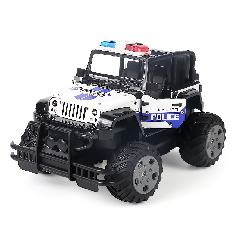 Alloy RC Off-road Vehicle, Toy Car Model, Remote Control Monster Truck, All-terrain Electric Toy with Lights, Toys for Children Over 3 Years Old, Children's Educational Toys, Birthday Gift