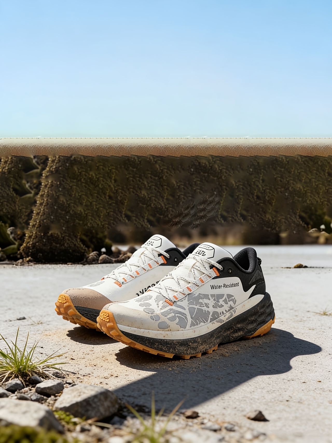[Sneakers] Men'S Outdoor Shoes Men'S Shoes Lightweight Comfortable Shock Absorption Trail Running Shoes Anti Slip Casual Shoes Fashion Versatile Sports Running Shoes