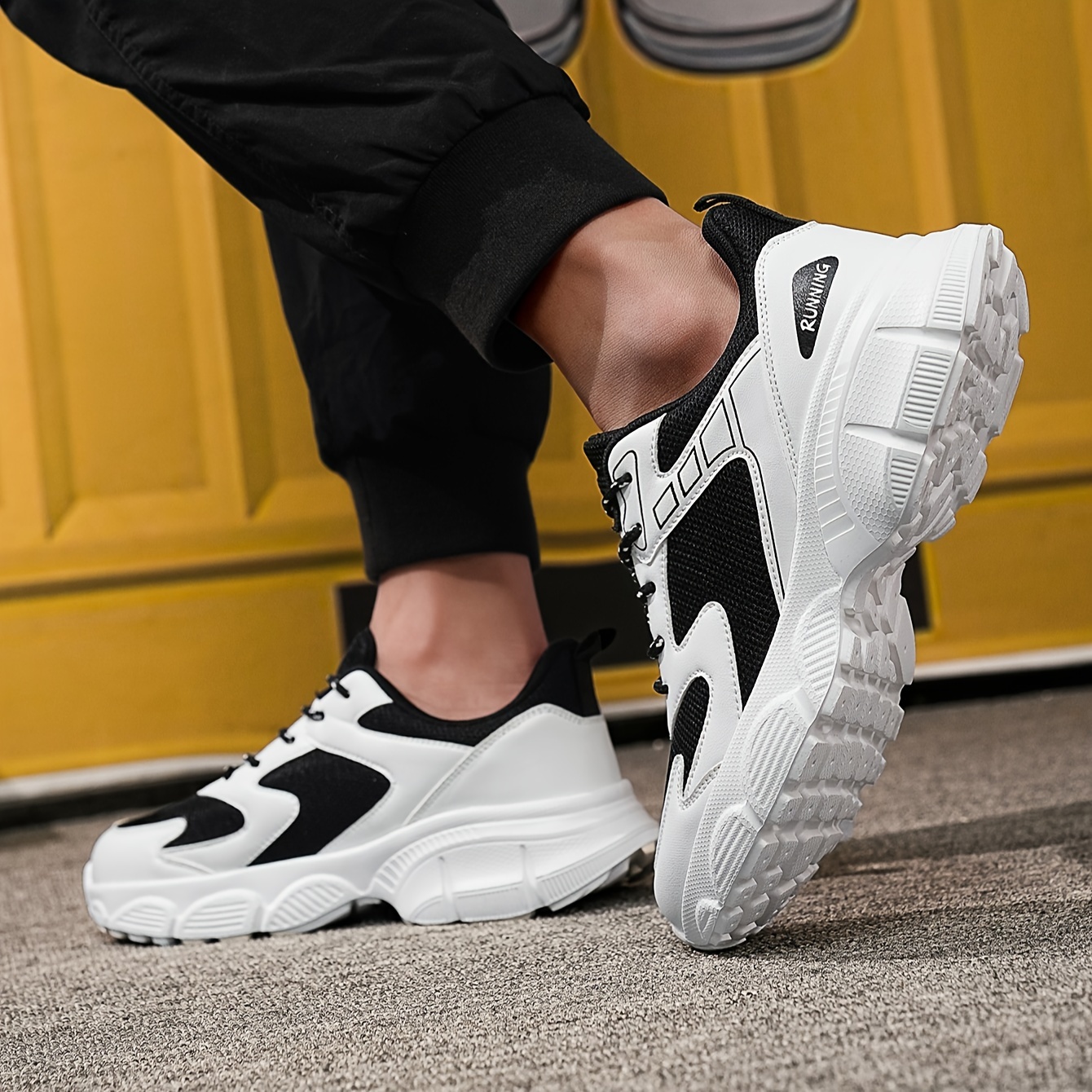 baskets tendance hommes blanc chaussures sport rétro Temu Canada