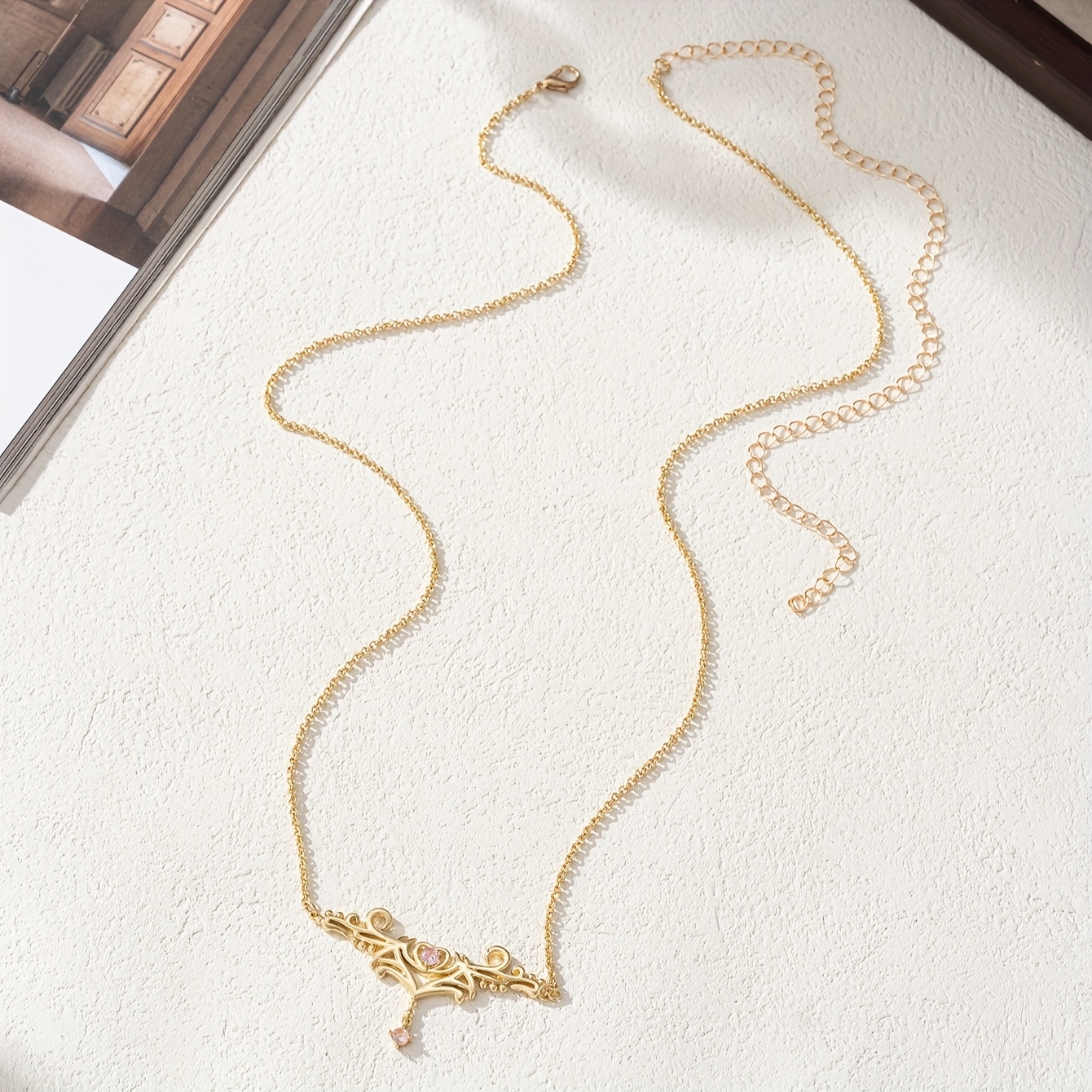 E-shop modische Damen-Hüftkette, elegante rosa synthetische Zirkonia-Herz-mit-Flügel-Anhänger-Hüftkette, geeignet für Musikfestivals, Urlaub, Partys