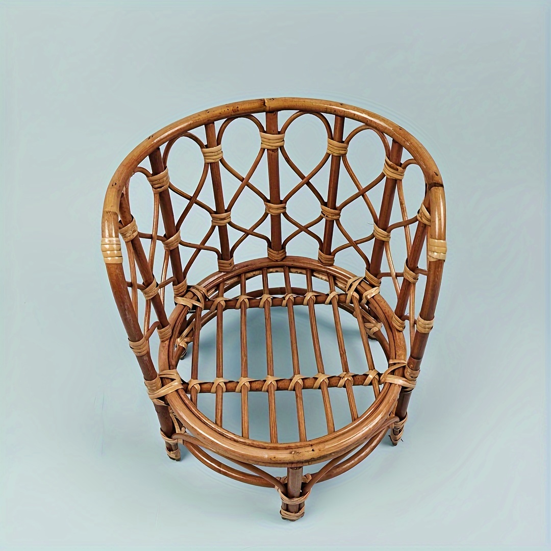 retro photography chair woven rattan chair photoshoot props photography posing furniture details 3