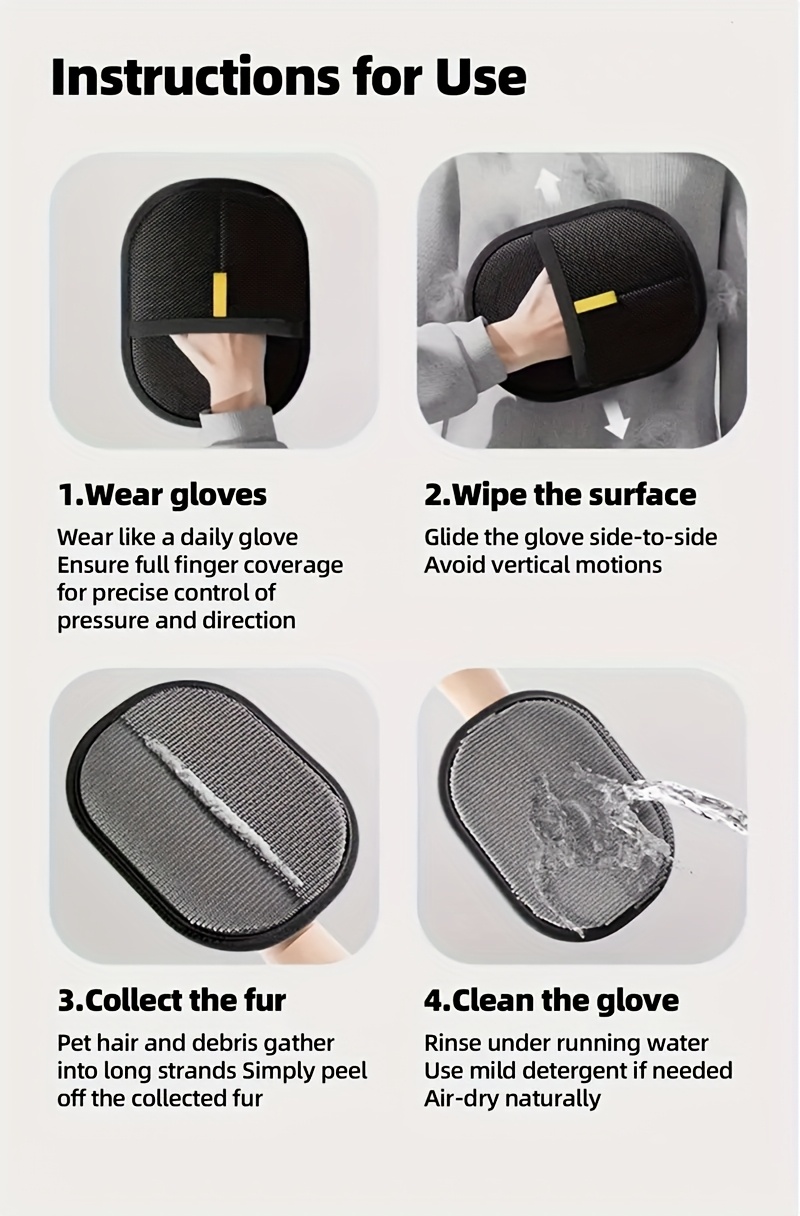2pcs Large Size Upgraded Pet Hair Removal Gloves, 21cm x 16.5cm Dual-Directional Brushing Tool for Cats and Dogs | Efficient Fur Removal, Essential Grooming Accessory | Durable Pet Care Gloves, Perfect Gift for Christmas, Halloween & Thanksgiving, Pet Hair Removal Gloves, Pet Hair Cleanere, Dog Grooming Tool, Dual-Directional Gloves, Nylon Material, Dog Lovers, Cat Owners
