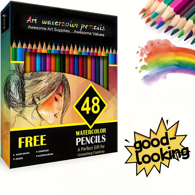 

48 Pencils For Adults And Teenagers , Painting , Suitable For , Mixing And