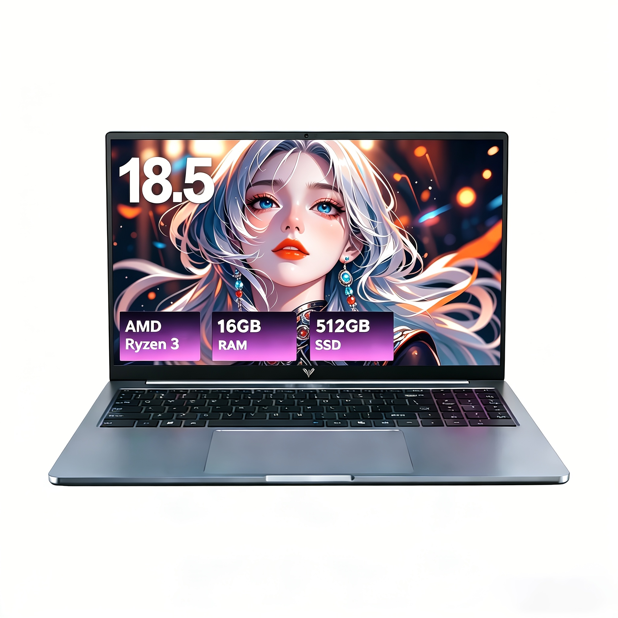 Image of Acemagic Laptop, " Fhd 60hz Display, 3 4300u (beat N95), 16gb Ddr4 , 512gb Sata Ssd, Graphics, Wi-fi 5, Expandable Nvme & 64gb