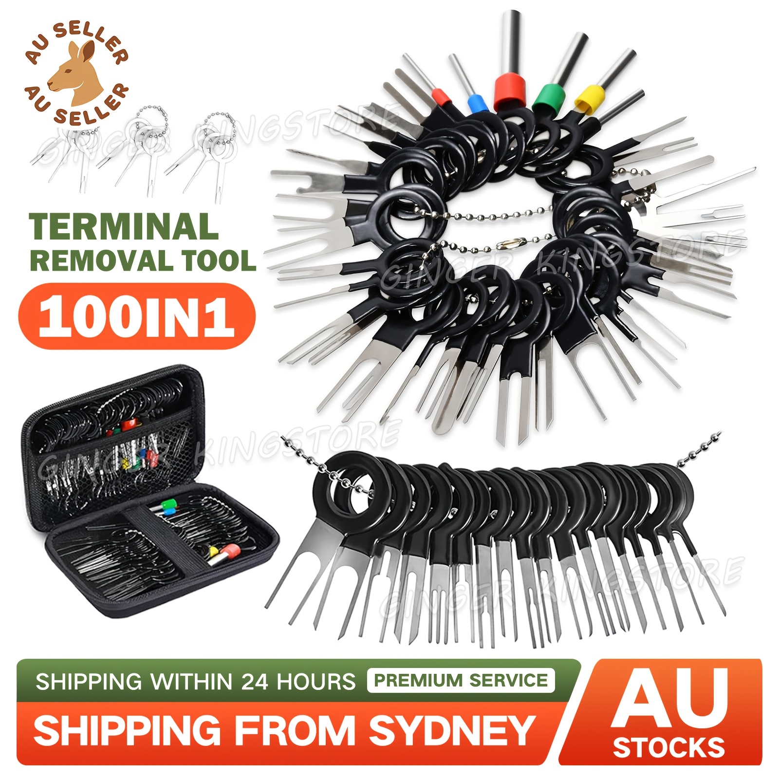 TEMU 100pcs Extractor Terminal Removal Wire Tool Pin Car Automotive Plug Connector