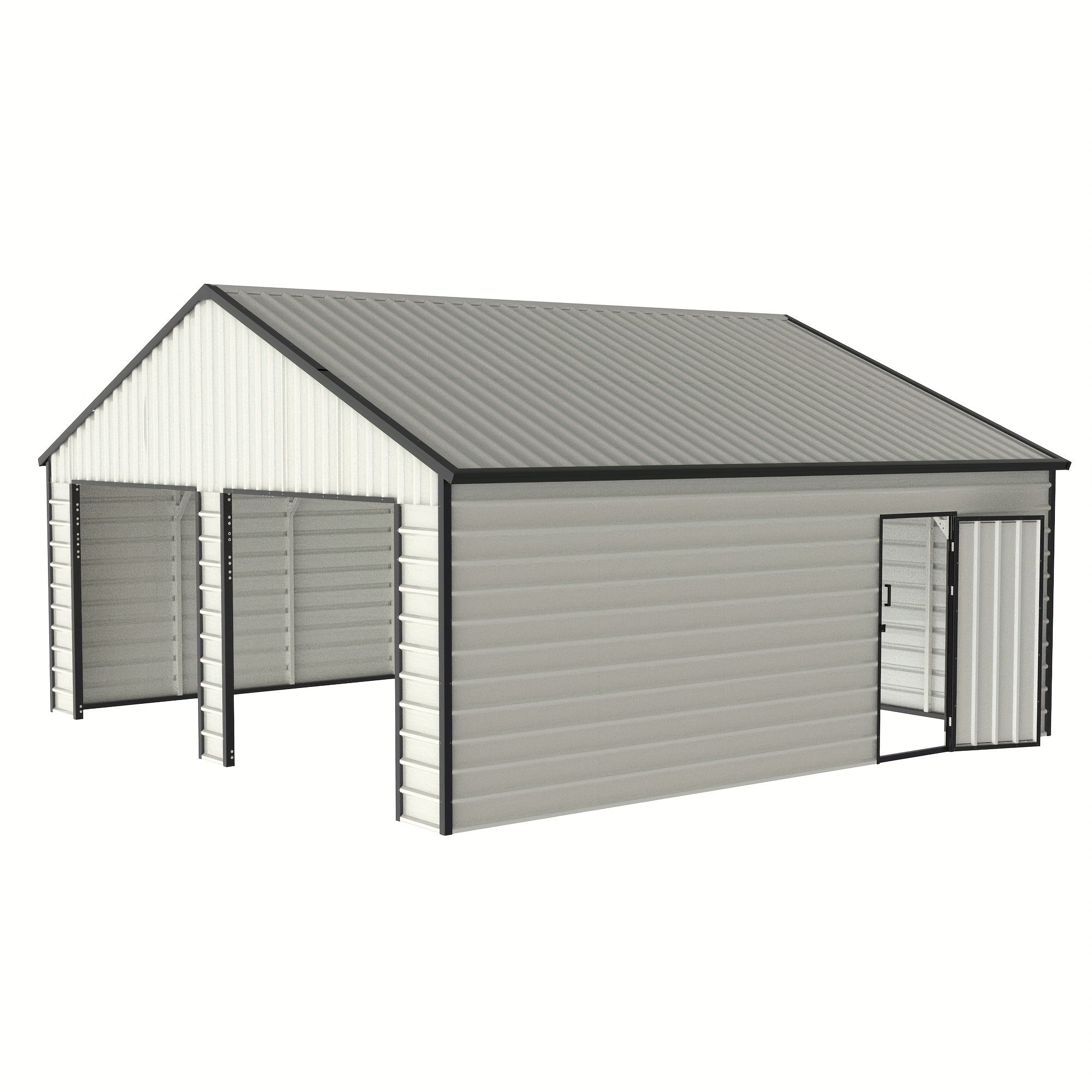 ブランド購入サイト shed garage metal duty heavy outdoor Temu - carport workshop サーフィン・ボディボード