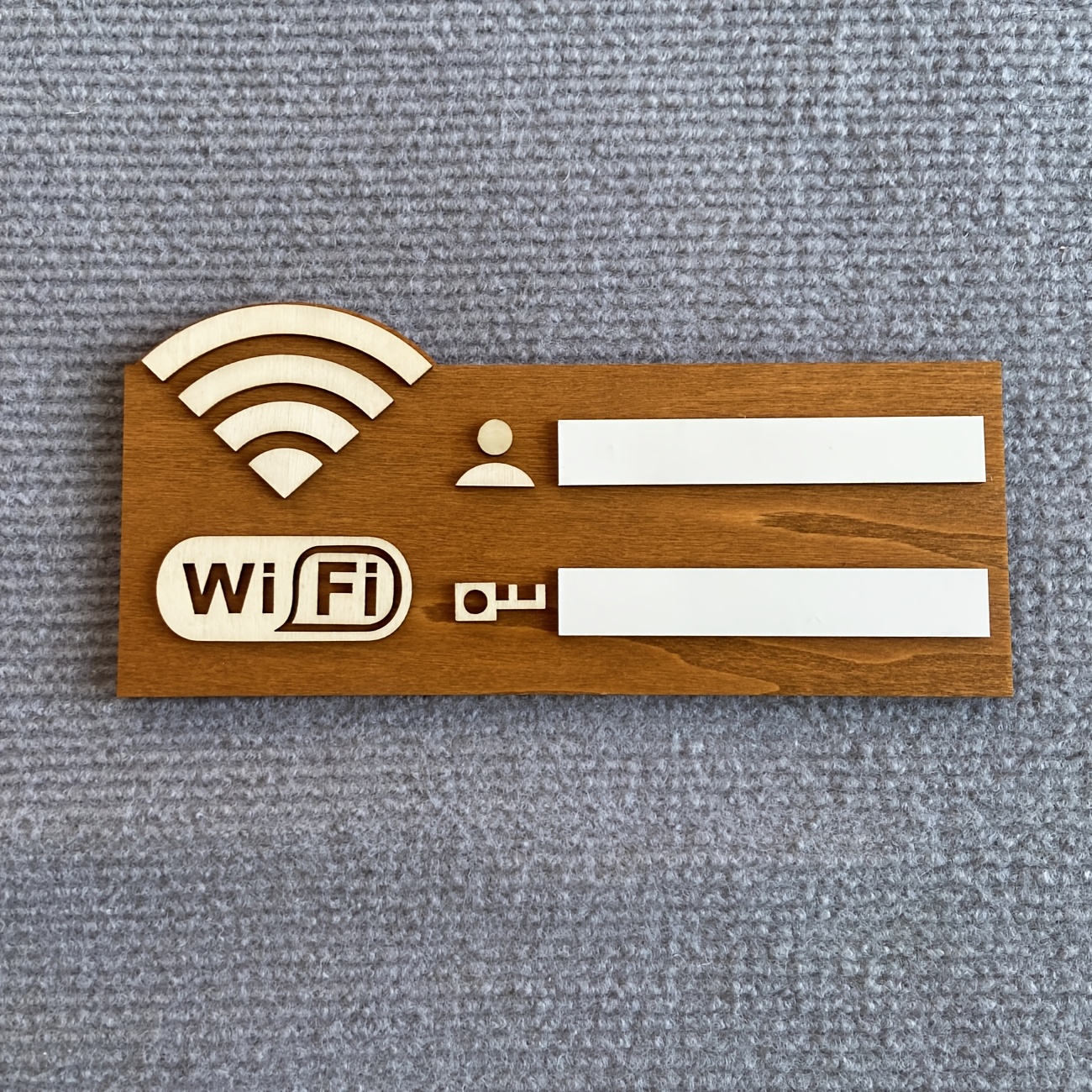 

[1pc Wooden Wifi Password Sign] 1pc Rustic Wooden Wifi Password Sign, Vintage Wall-mounted Wireless Network Indicator Plaque, Multi- Home Decor Accessory, No Power Needed