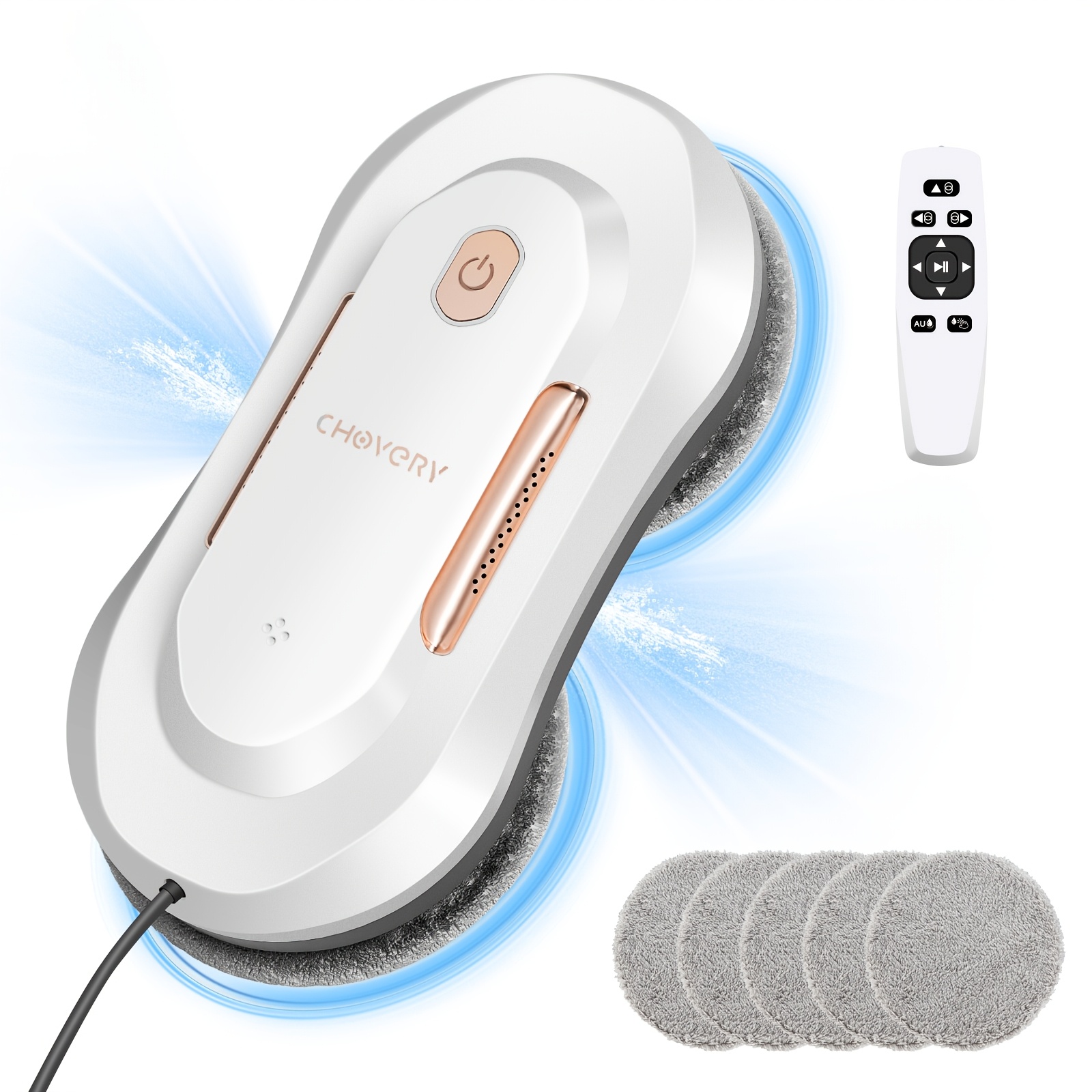Window Cleaning Robot With Dual Spray Function, Automatic Spray Window Cleaning Robot, Glass Cleaning Robot With 3000pa