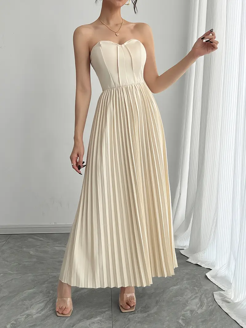 off-shoulder midi dress apricot ASOS DESIGN Curve off-shoulder pleated waist detail midi pencil dress in apricot