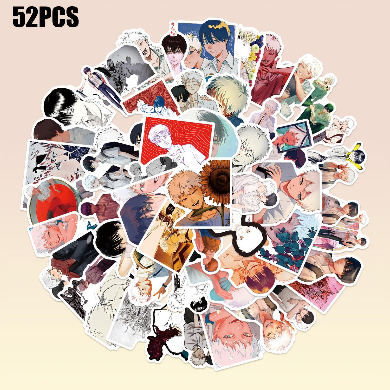 anime stickers sold on Temu United States