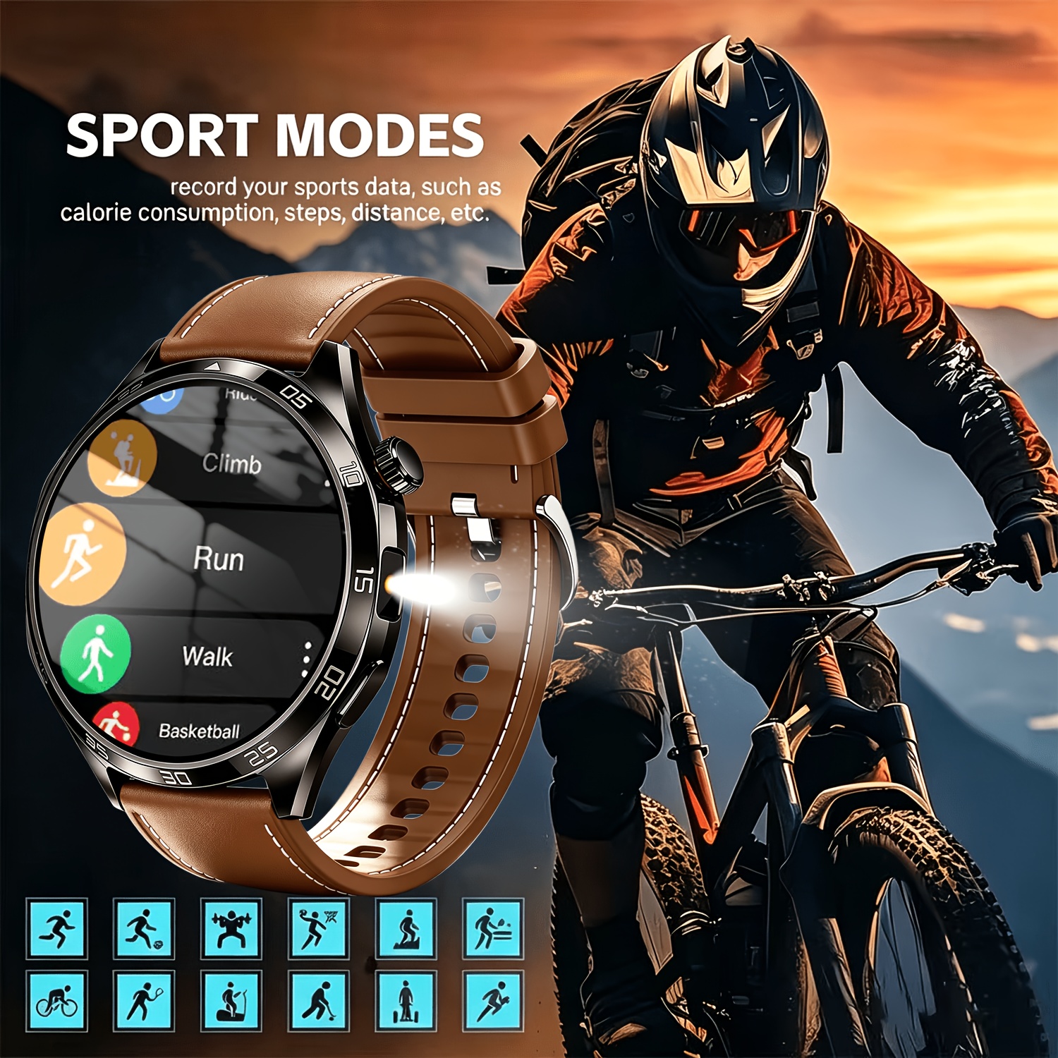 2026-HD Smart Watch/Fitness Band with Full Touchscreen
