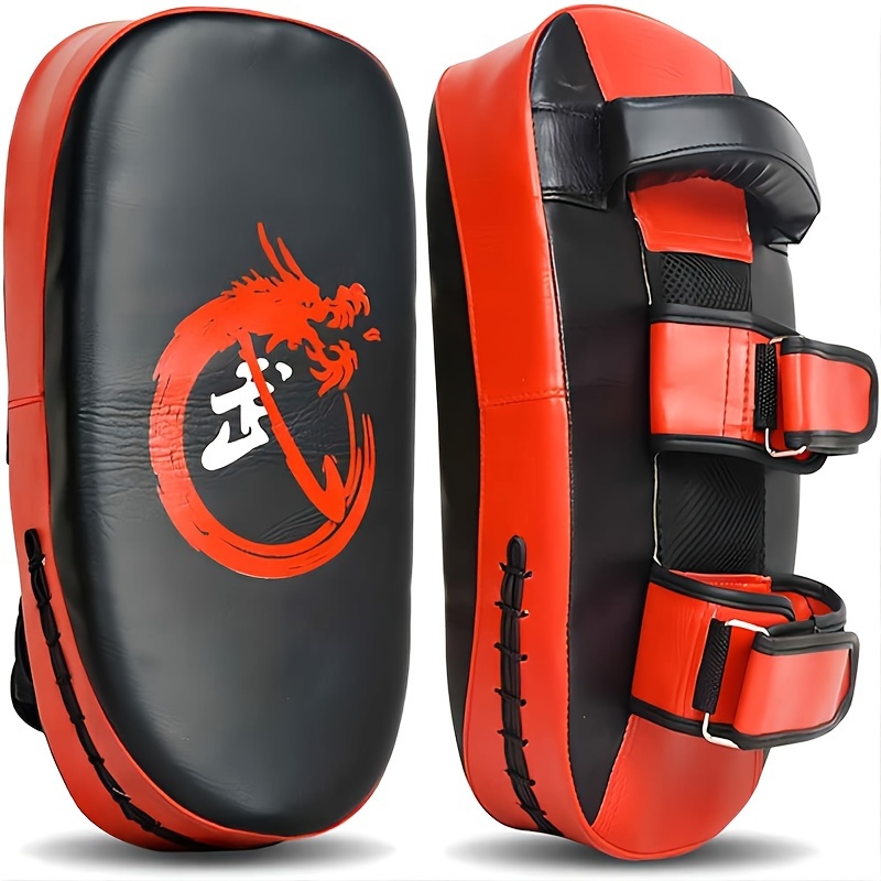 

Premium Curved Muay Thai & Boxing Target - Pu Material, Ideal For Kickboxing & Training - Red