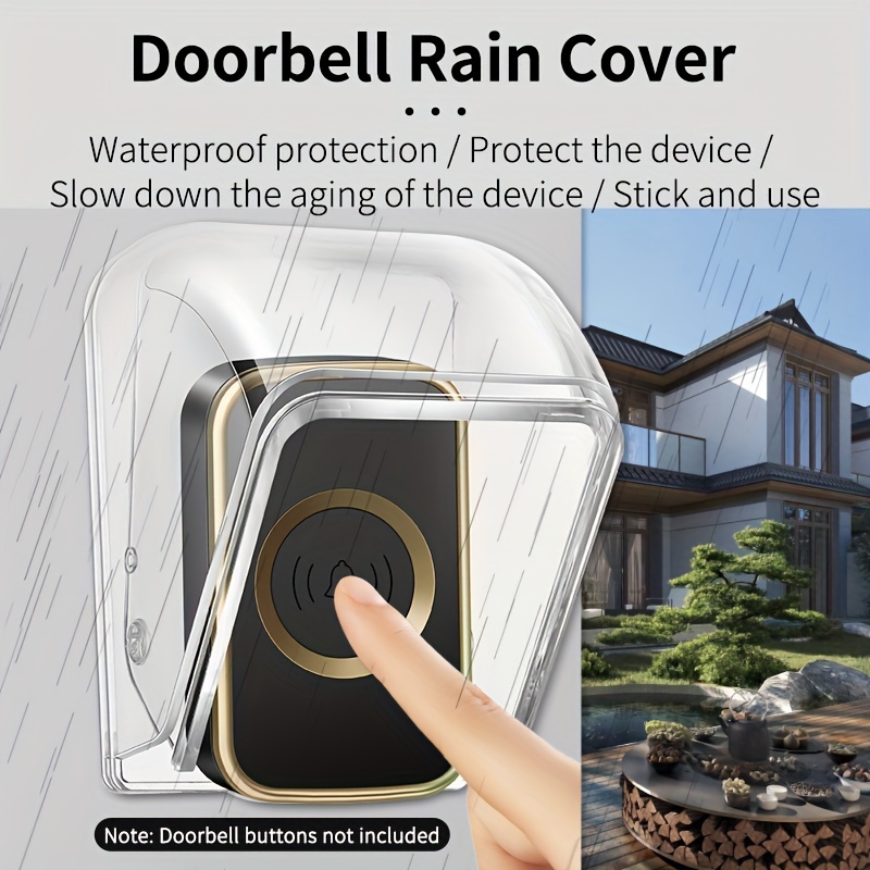 

Clear - & , Wireless Doorbells ( Not Included)