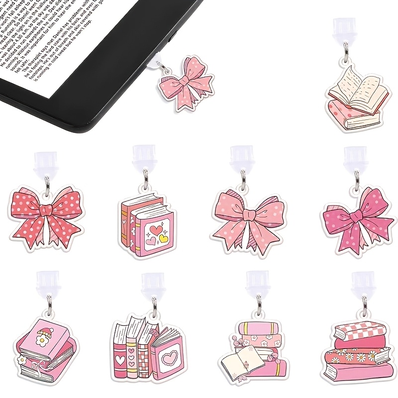 TEMU Bouchon anti-poussière pour Kindle – Bouchon anti-poussière compatible avec le port de chargement Type C/USB C, couvercle de pendentif, convient