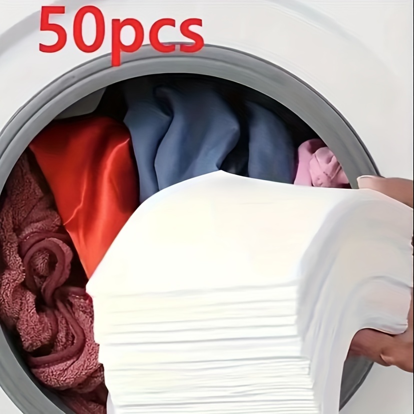 

50- Laundry Sheets – Dye Trapping & -transfer , Prevents In , Uncharged Non-toxic Cloth