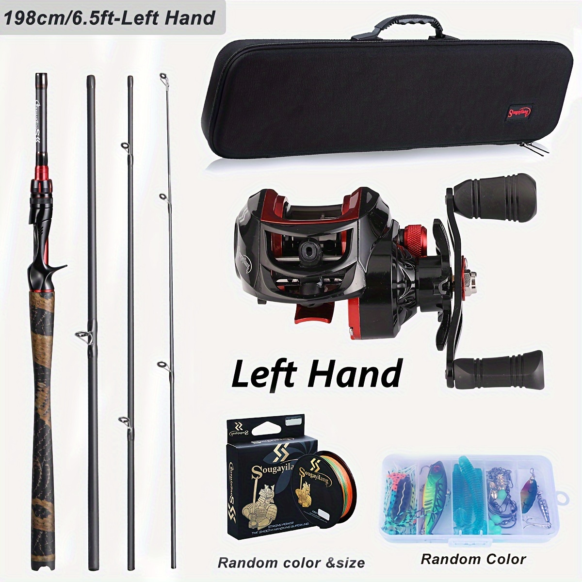 casting fishing rod reel combo fishing bag 4 - Temu Nigeria