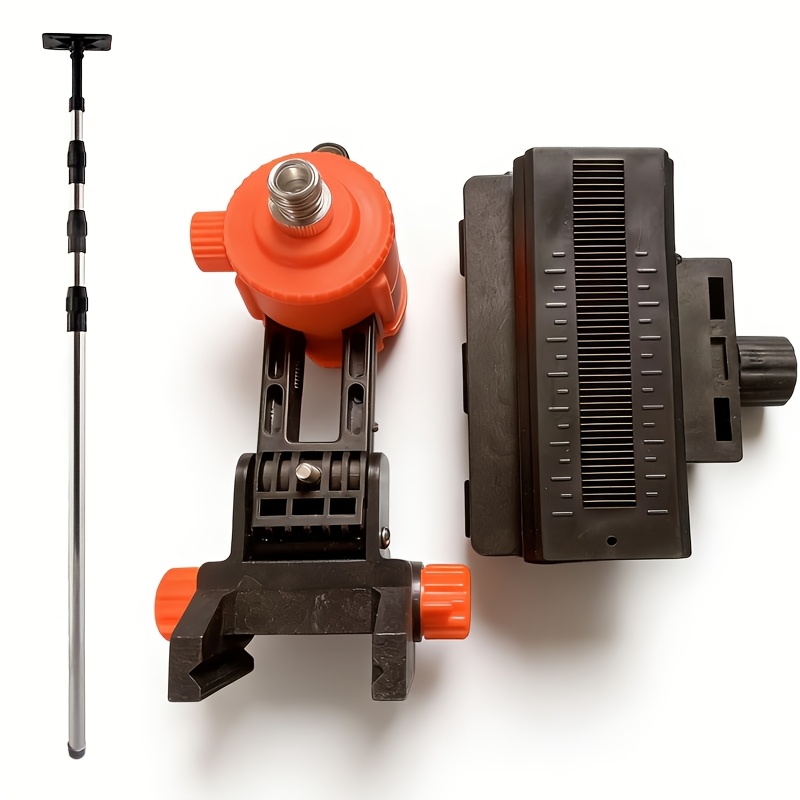 11 48ft 3 5m leveling rod with adjustable extension pole compatible with any leveling instrument   all accessories made of durable stainless steel   and reliable Product details 2