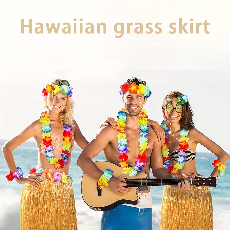 open lace back dress Luau Hawaiian tutu Set – Pink Toes & Hair Bows main image 0