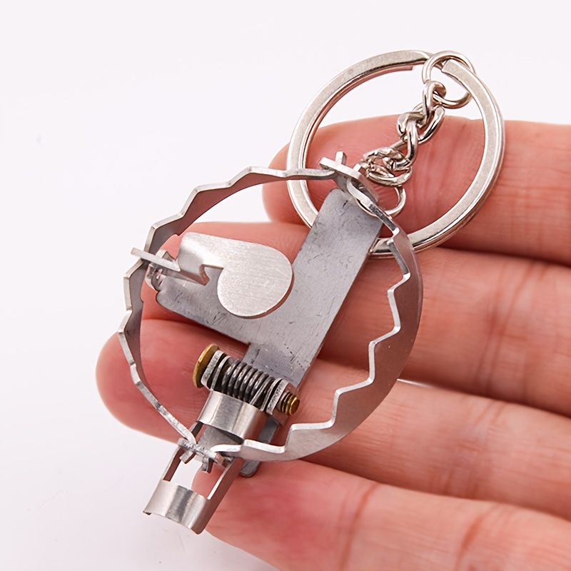 Nerūdijančio plieno pelėsės, mini snap spaustukas, nešiojamas medžioklės žibintas, pasidaryk kūrybingas dovana, lengvas montavimas, personalizavusis apdailos dekoras, sidabrinis