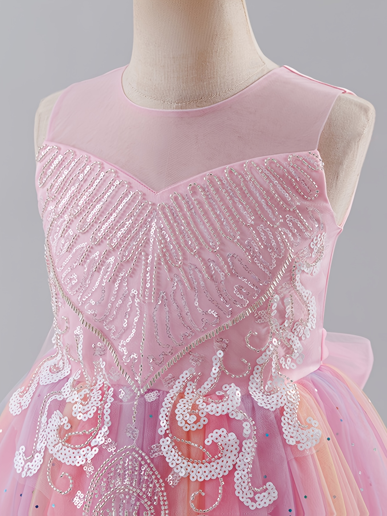 strapless open back dress Princess dress Clipart with cute matching dress up accessories