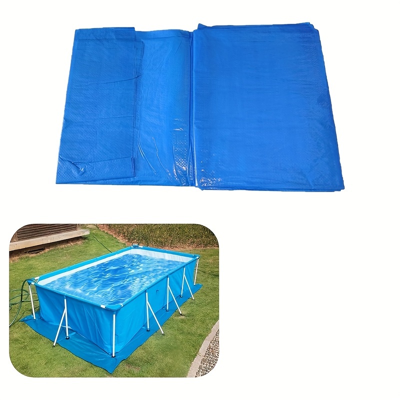 

Premium Pool Cover - Rainproof, Dustproof & Insulated Pe Tarp For Round/square Pools With Support Frame