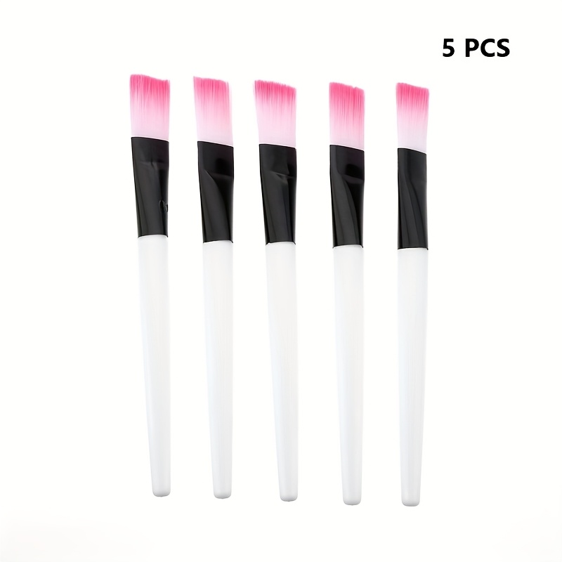 5pcs Facial Mask Brush Face Spa Brush Mask Mud Applying Handle Makeup Brush Face Care Tool Makeup Gel Brush