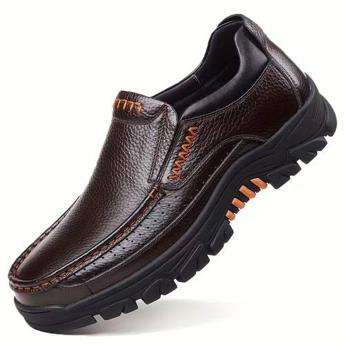 unisex slip on loafers breathable microfiber upper soft rubber sole black like with golden stitching casual business shoes for parties outdoor and gifts pair of socks included