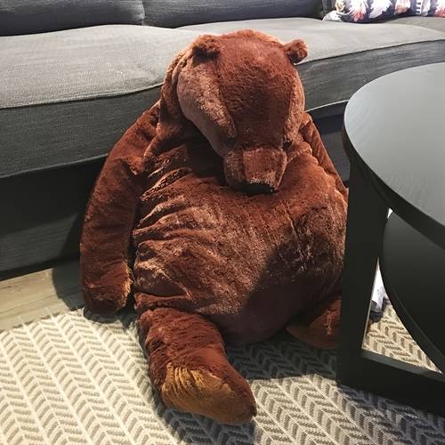 reusachtige bruine beer knuffels zachte stoffen dieren beer knuffelpop pluchen sierkussen feestdagen halloween kerstmis verjaardag pasen valentijnsdag cadeaus voor meisjes en jongens huisdecoratie