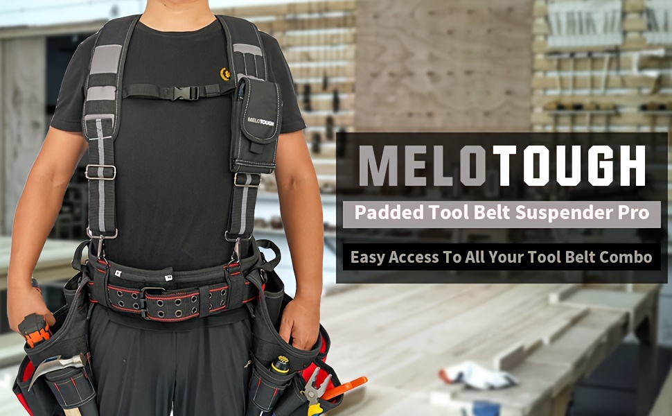 tool belt suspenders construction work braces men detachable