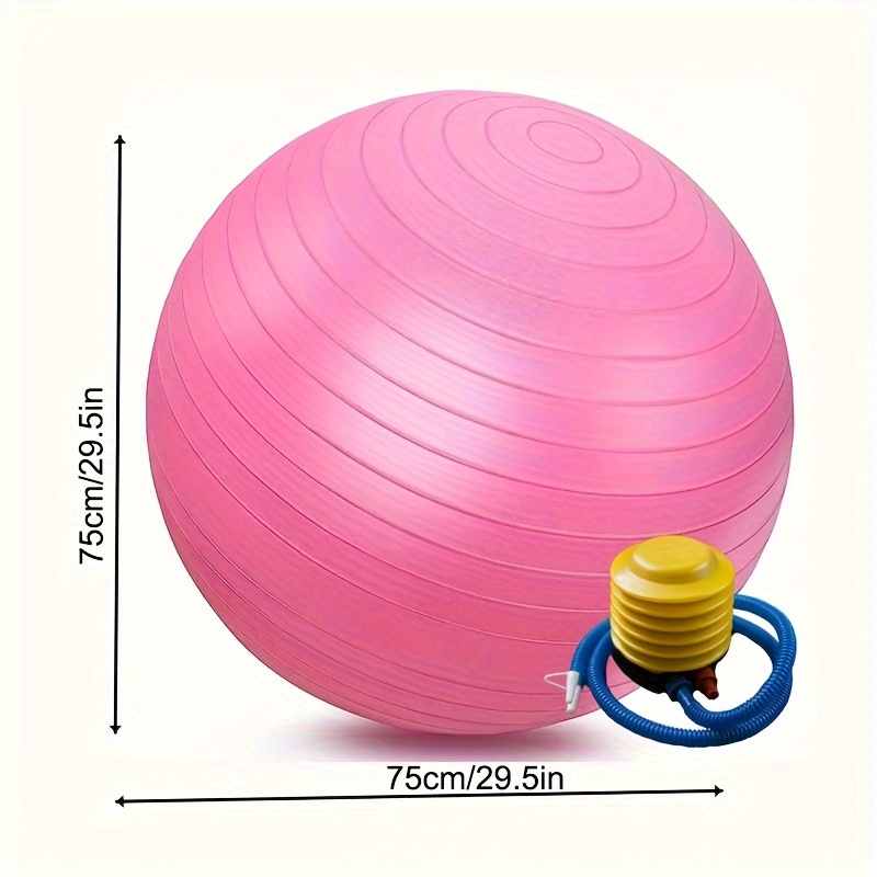 1pc Pink Fitness Yoga Ball