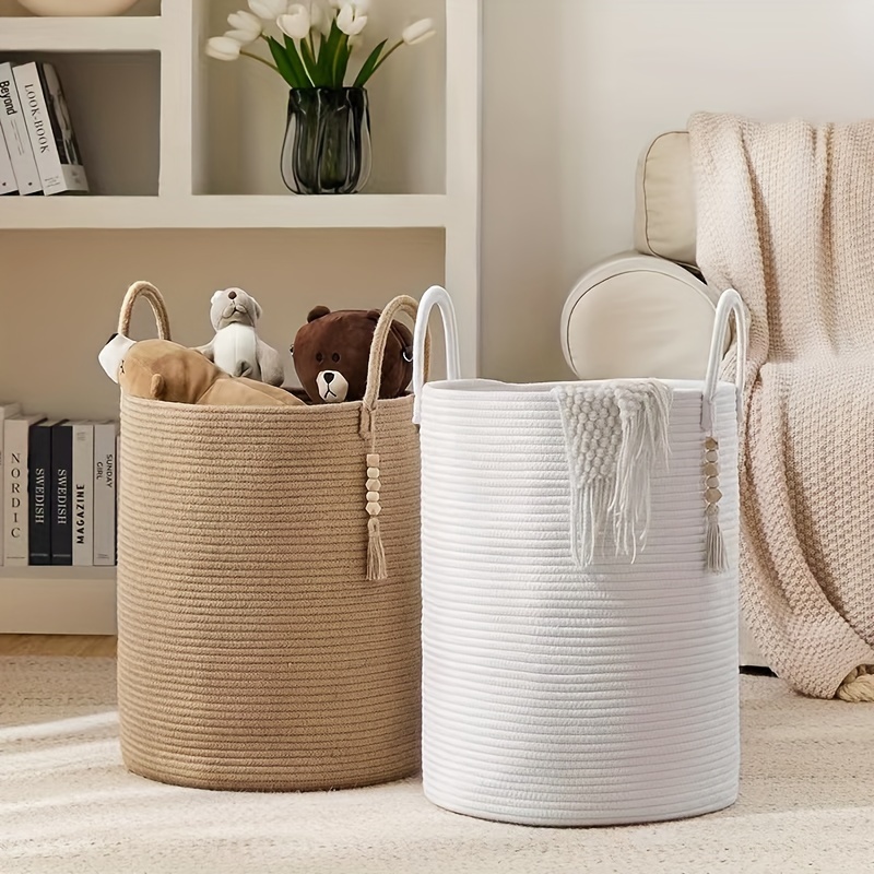 

Dirty Clothes Basket Storage Bag, Household Use Organizer With Handle, Multifunctional Organizer