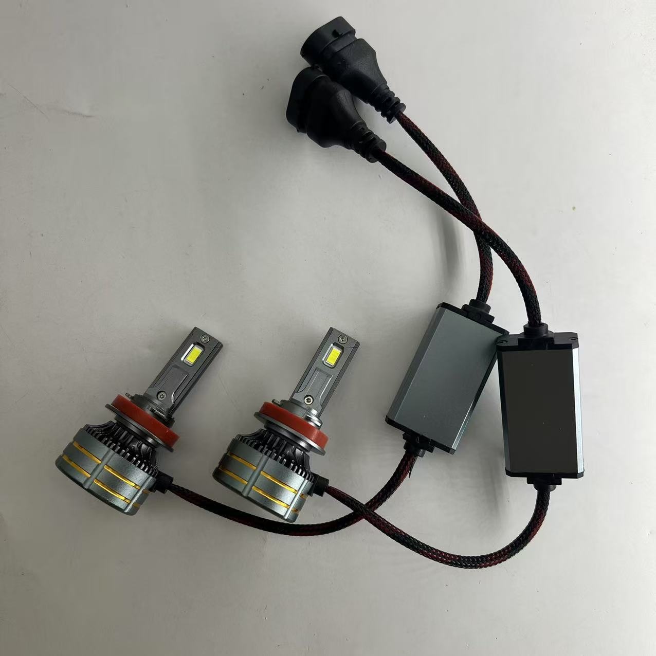 TEMU 2pcs H7 H4 H11 Led Car Headlight H1 H3 H8 H9 9005 9006 Hb3 Hb4 9007 H13 7585 Csp Chips High Low Beam Led 6000k 12v Turbo Fog Lamp 12v, Without