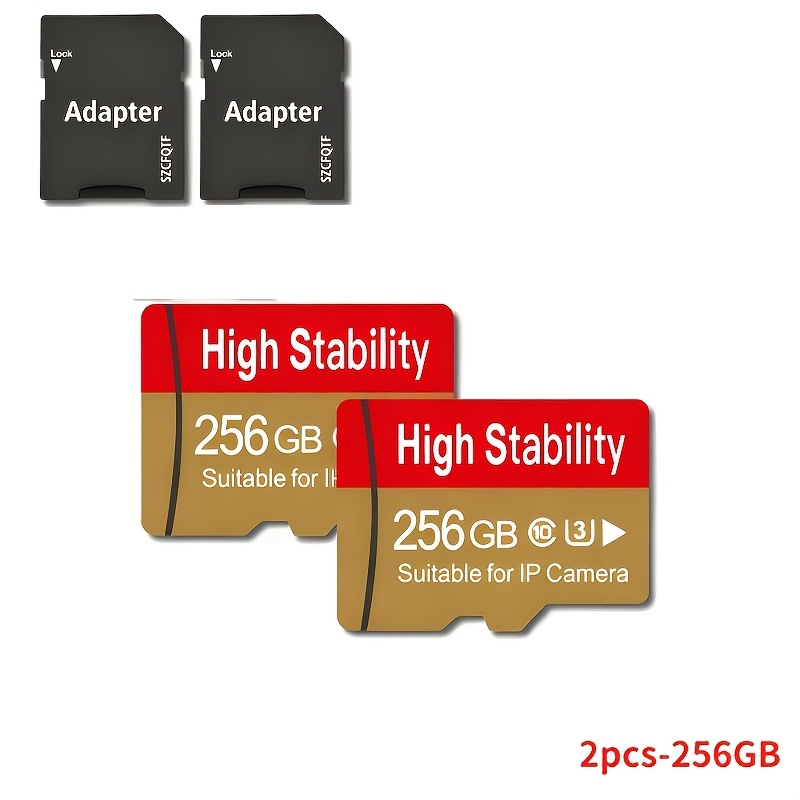 Temu – TEMU 128gb/256gb Memory Cards, Sd Card, Micro Tf Card, High Stability, Suitable For Surveillance Cameras, For , Sports/outdoor Cameras, Driving
